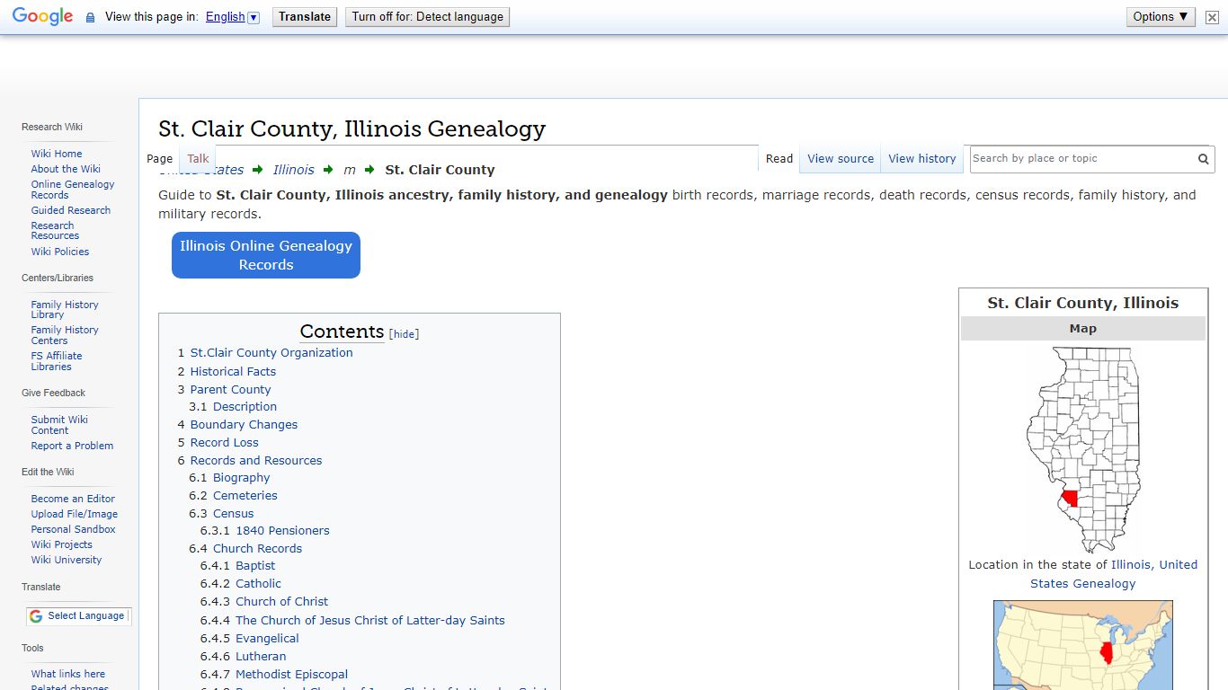 St. Clair County, Illinois Genealogy • FamilySearch